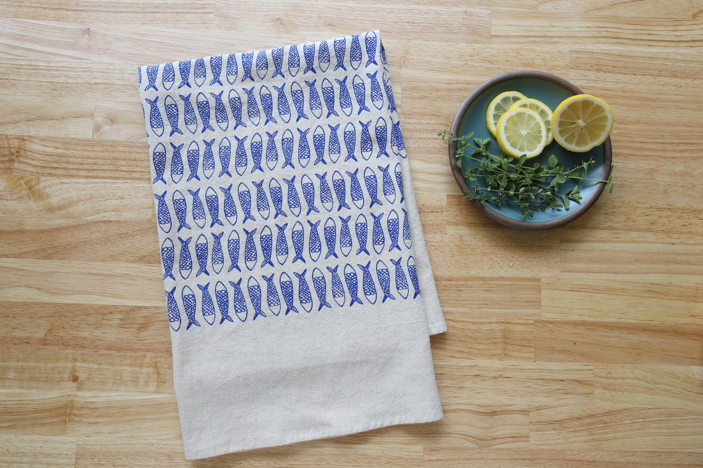 Handprinted Kitchen Towel