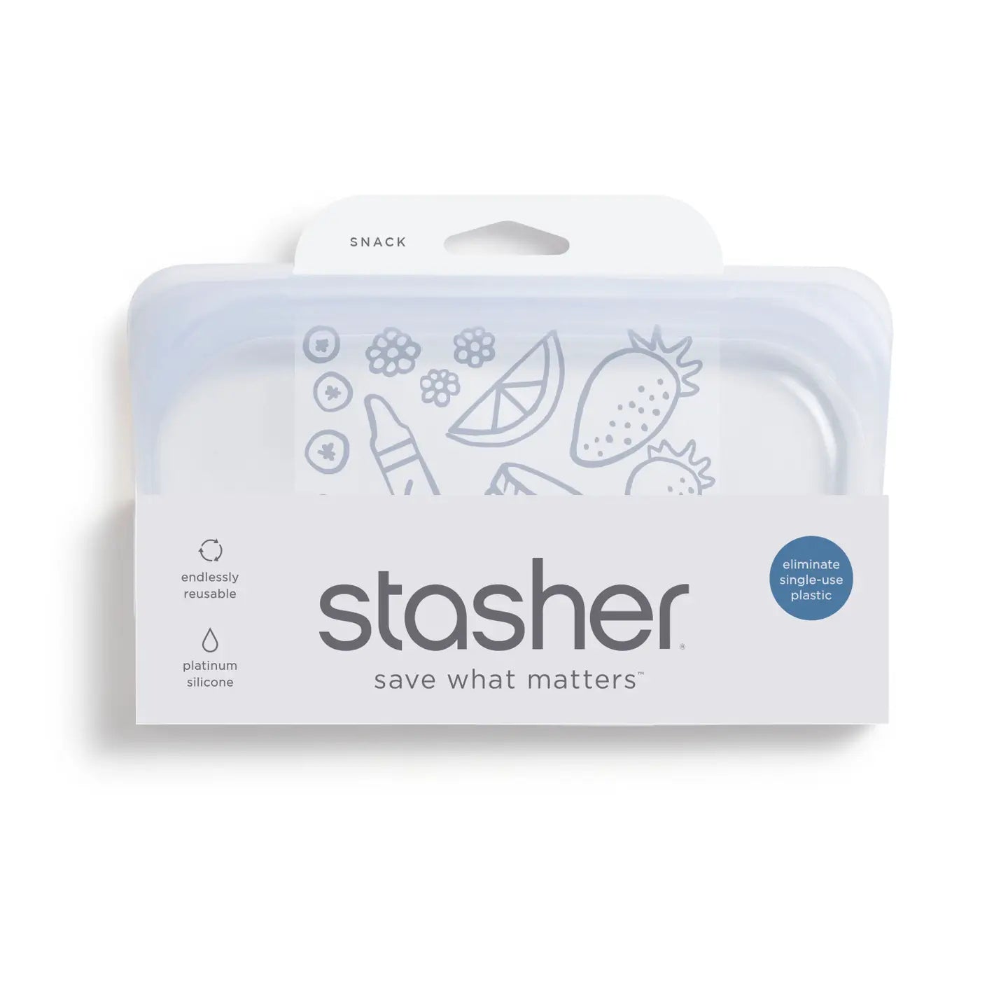 Stasher Snack Bag – Ray's Reusables