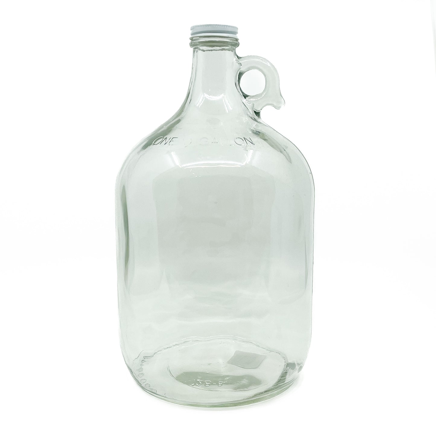 128 oz Clear Glass Growler