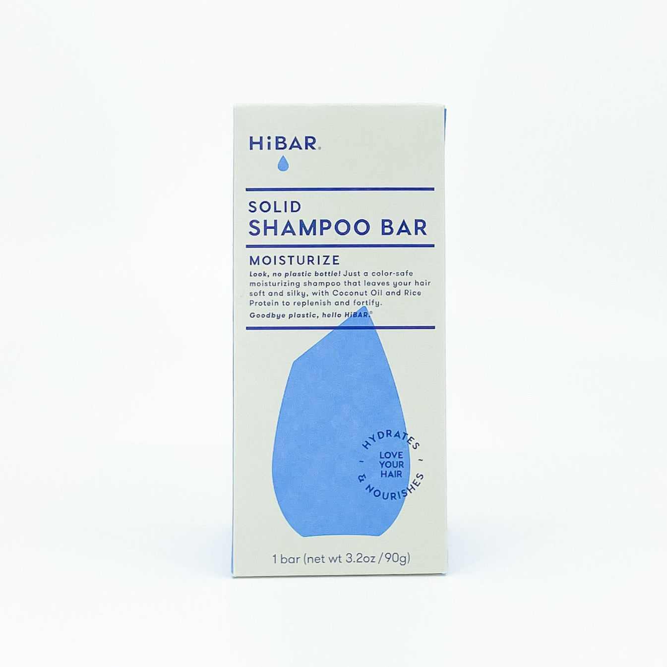 HIBAR solid shampoo bar packaging on a white background