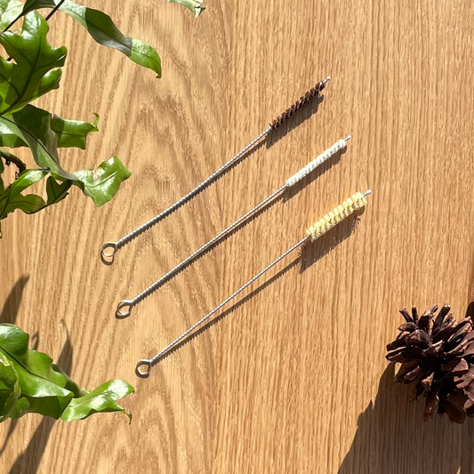 Natural Fiber Straw Brush