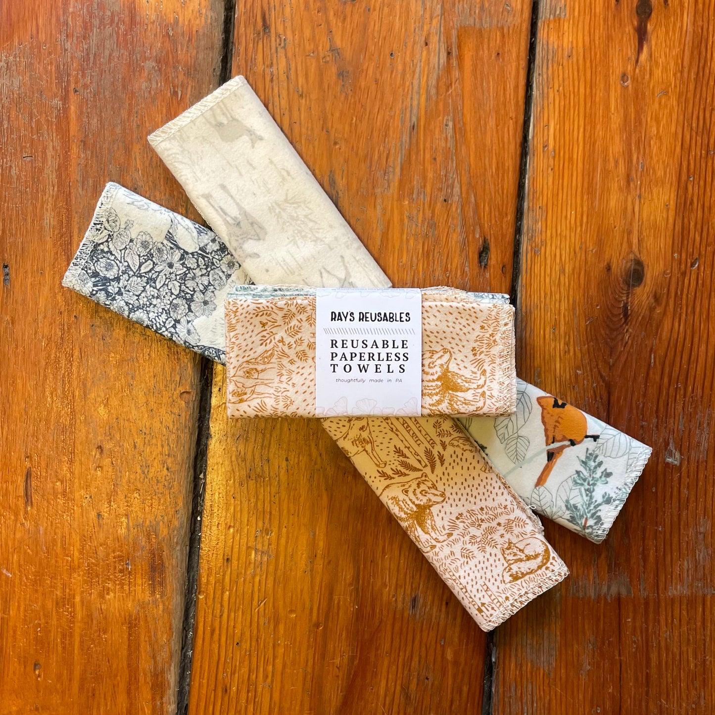 Reusable Paperless Towels - Seasonal Prints