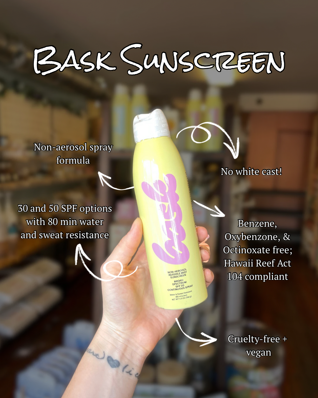 Non-Aerosol Spray Sunscreen