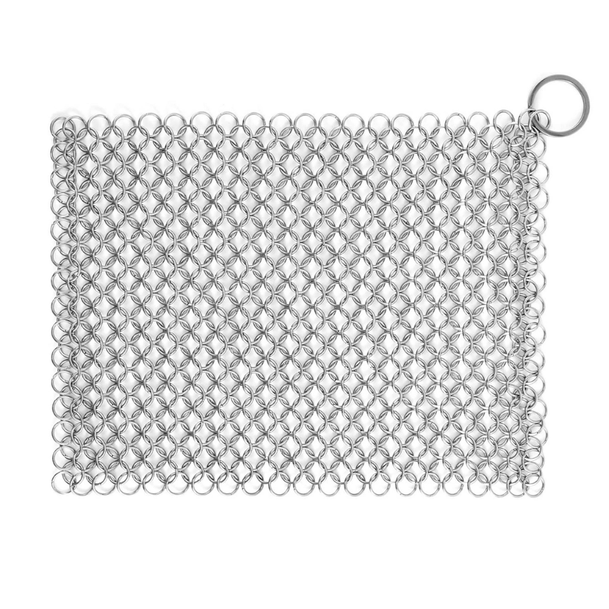 Chain Mail Cast Iron Cleaner and Scrubber