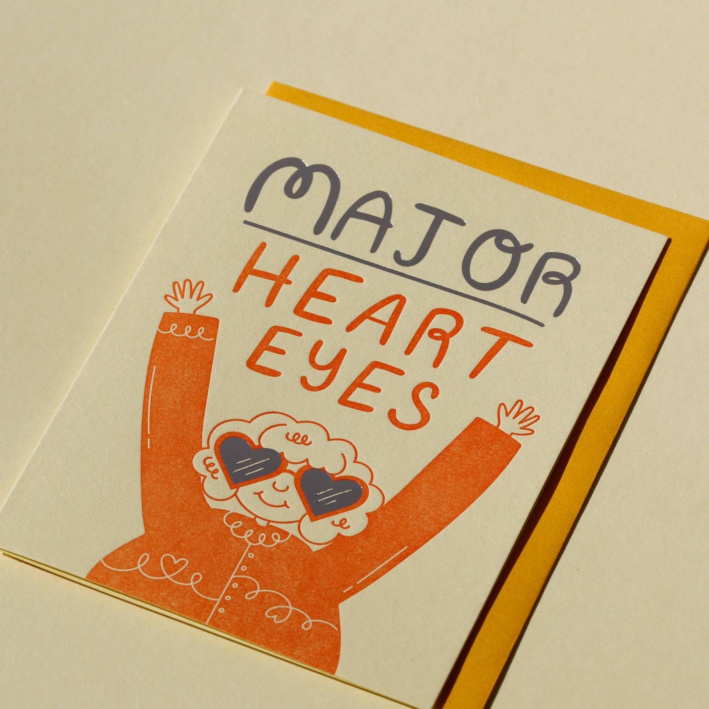 Major Heart Eyes Card