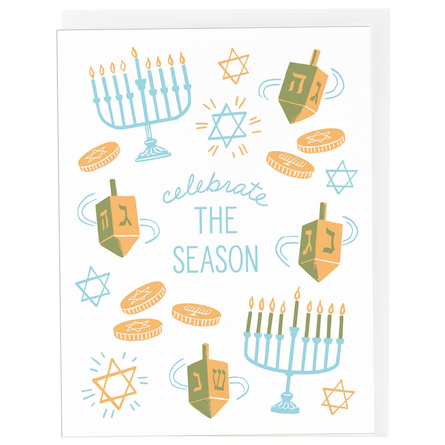 'Celebrate the Season' Hanukkah Card