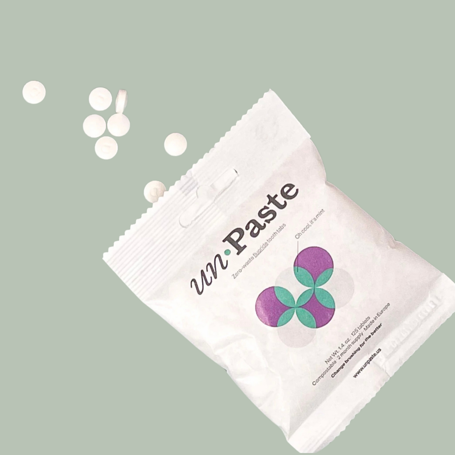 UnPaste Toothpaste Tabs with Fluoride