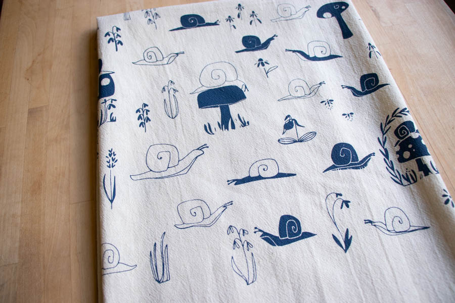 Handprinted Kitchen Towel