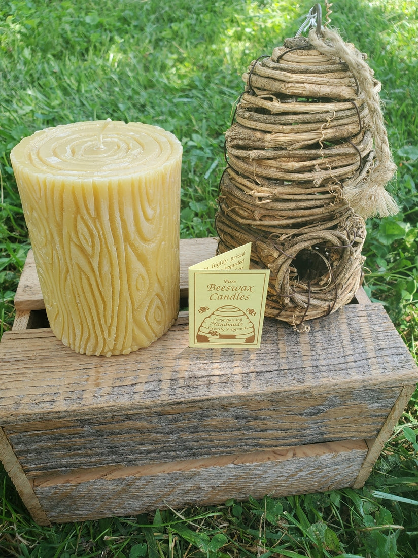 Sculpted Beeswax Candles