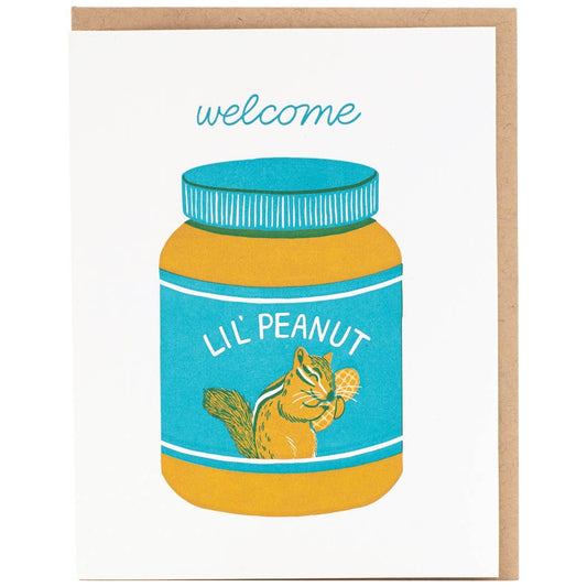 'Welcome Lil' Peanut' Card