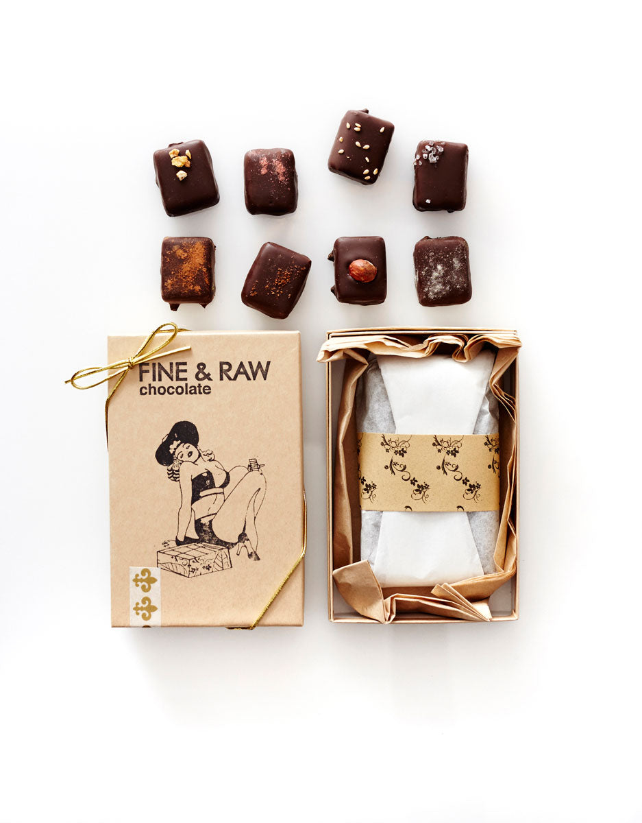 Fine and Raw 8 Piece Truffle Box