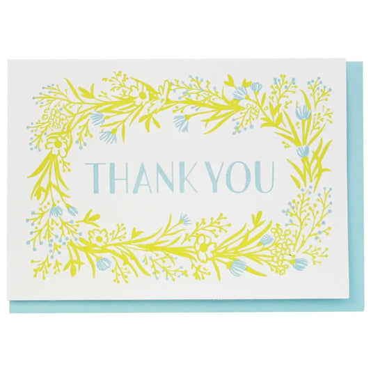 'Thank You' Wildflower Card