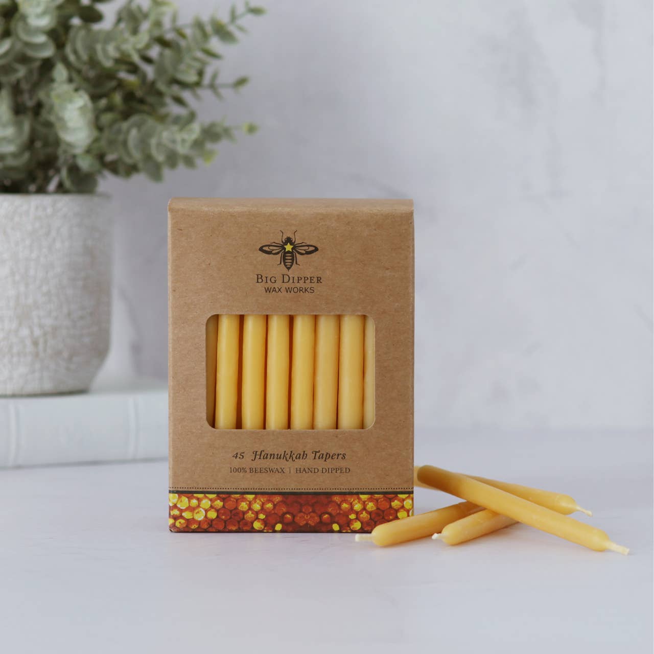 Beeswax Hanukkah Candles