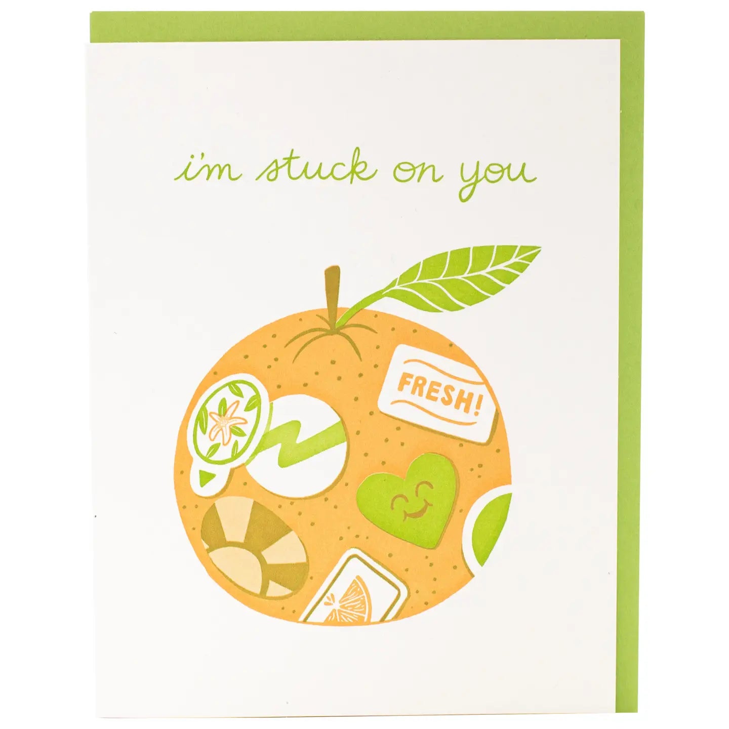 'I'm Stuck on You' Card