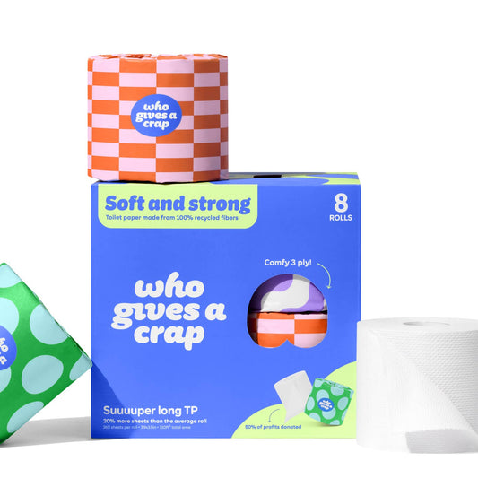 Who Gives a Crap Toilet Paper 8-Packs