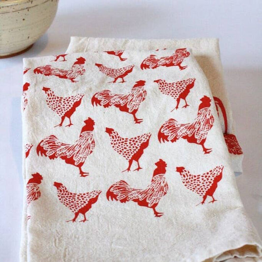 Handprinted Kitchen Towel
