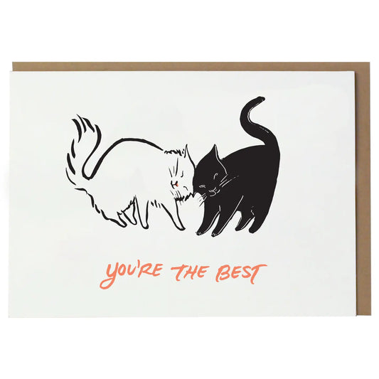 'You're the Best' Cat Card
