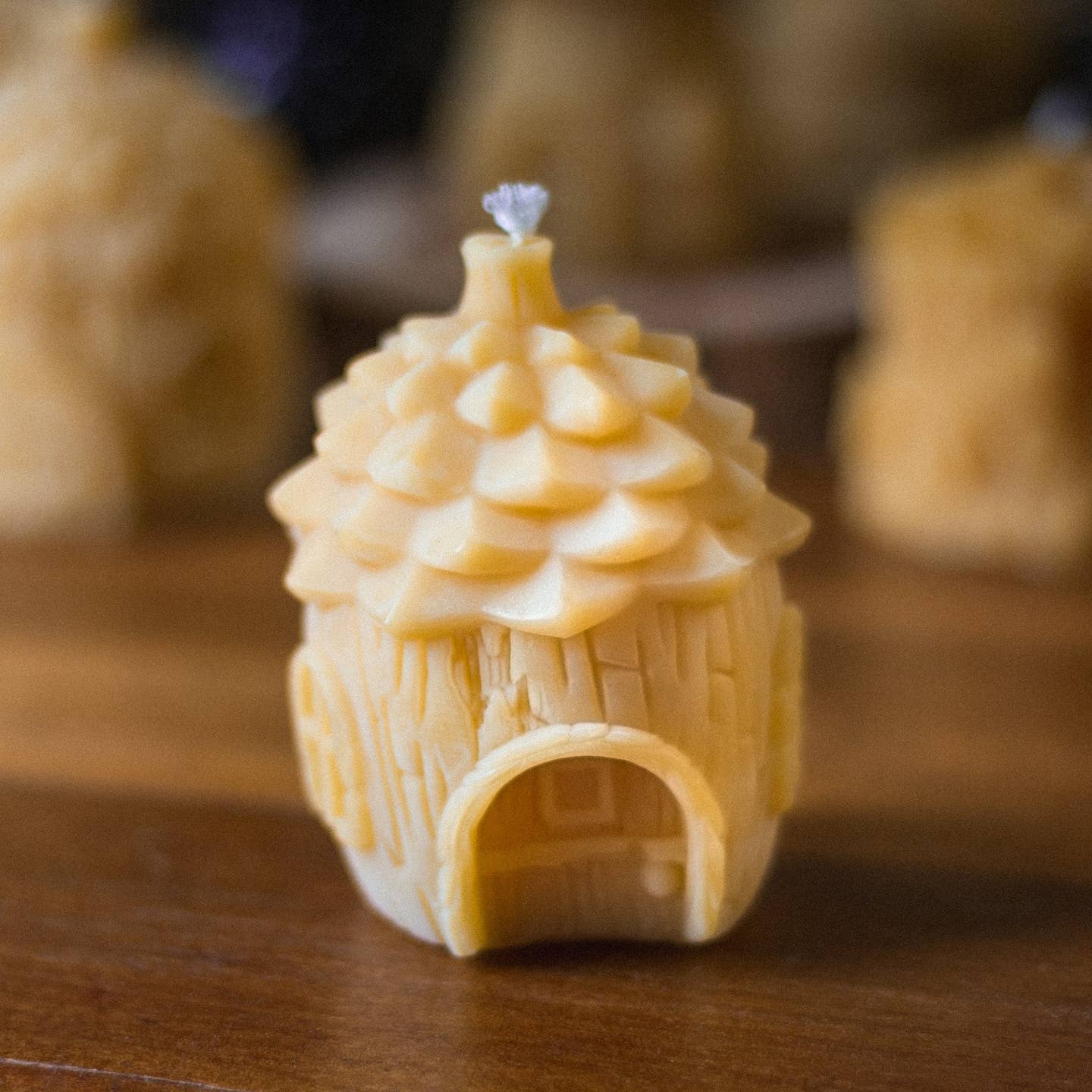 Sculpted Beeswax Candles
