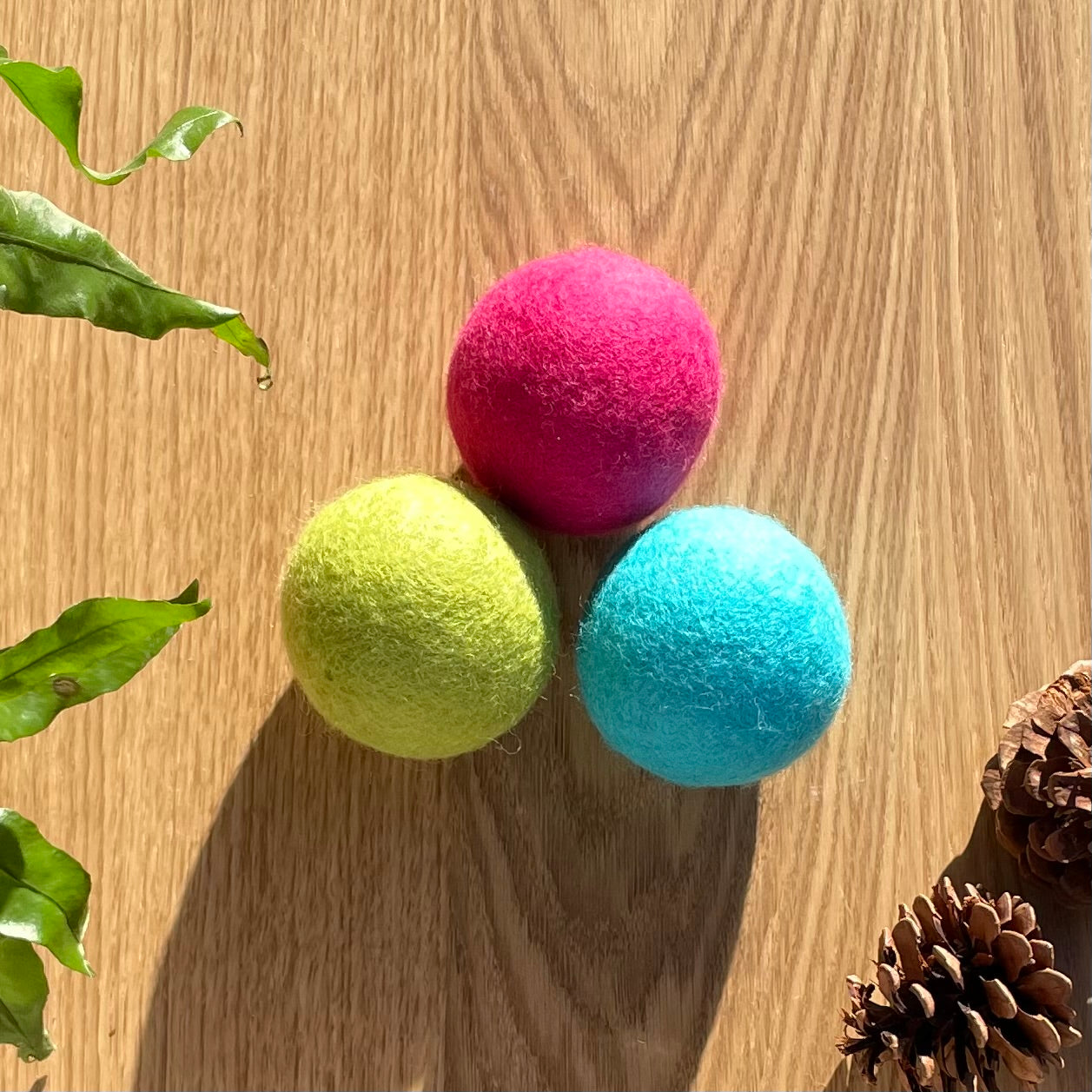 Loose Dryer Balls: Colorful