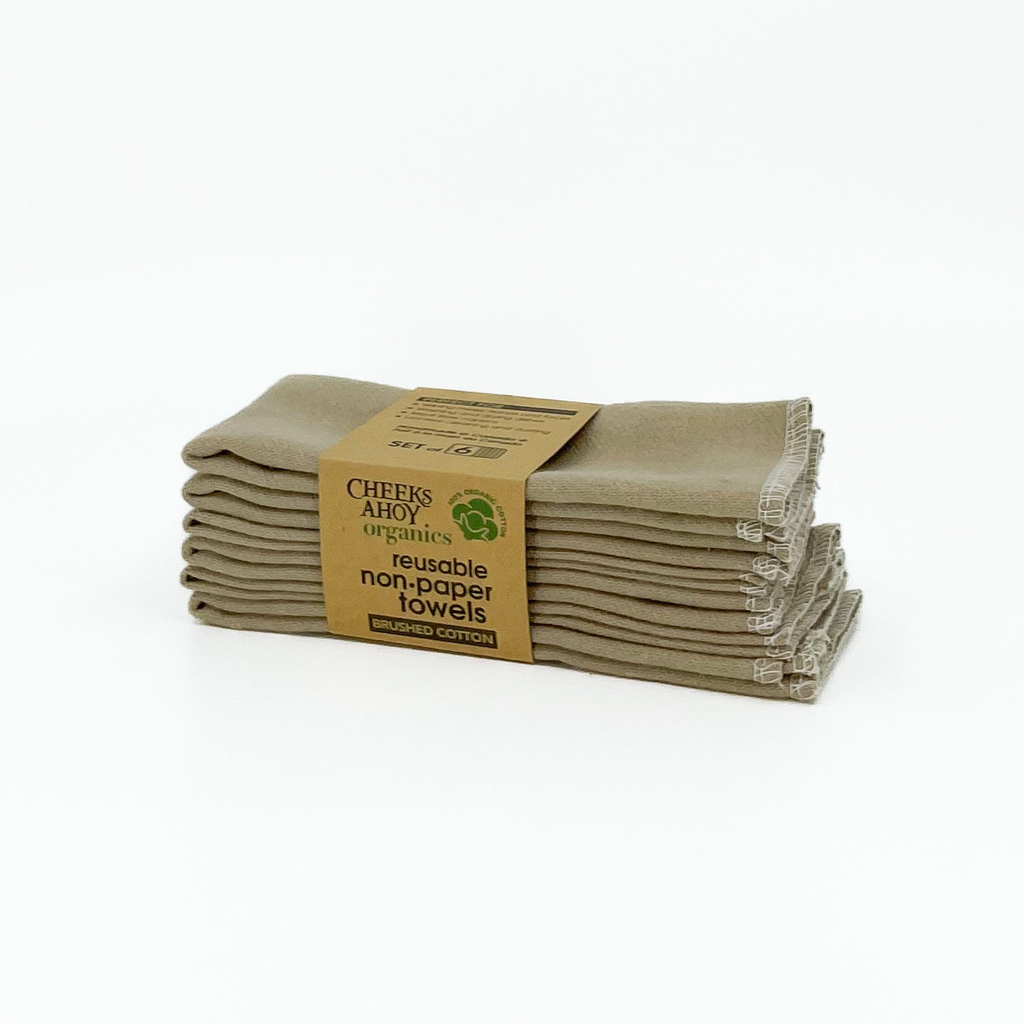 Non-Paper Towels - Organic 6 pack