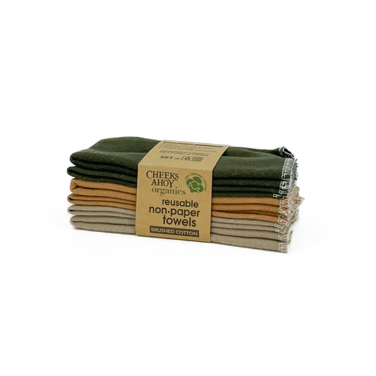 Non-Paper Towels - Organic 6 pack