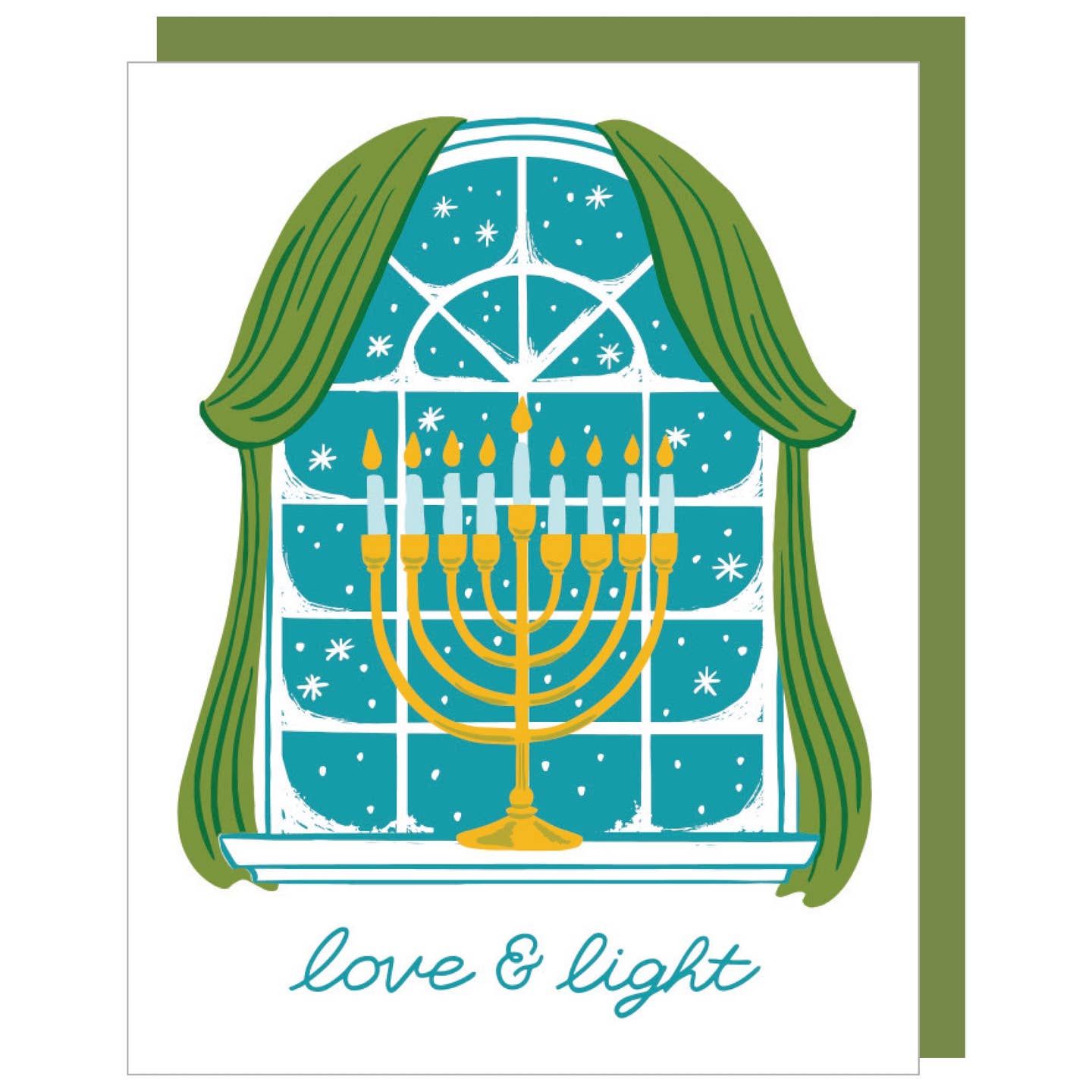'Love & Light' Hanukkah Card