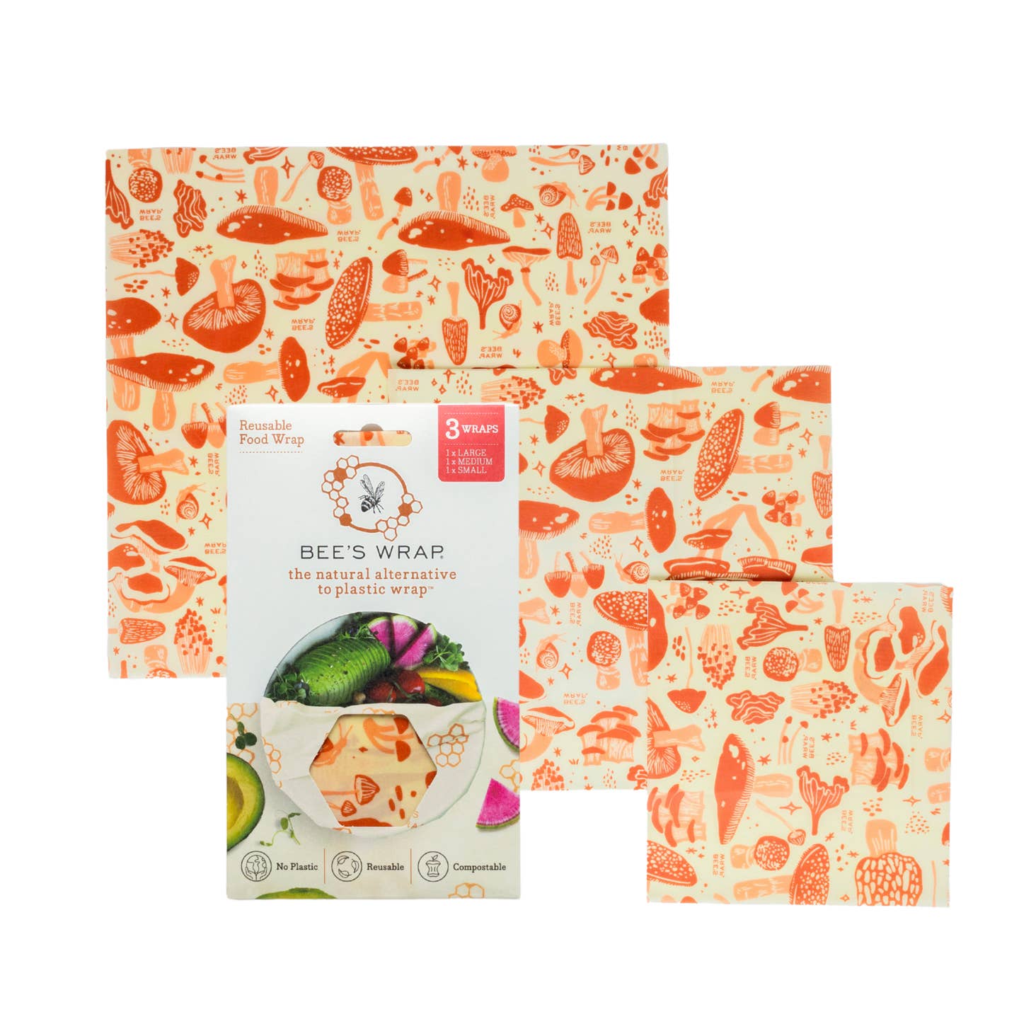 Beeswax Wraps - 3 pack