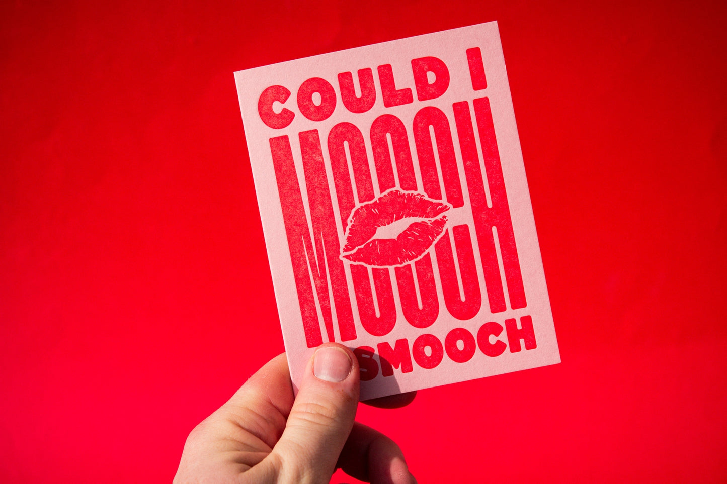 Could I Mooch a Smooch Card