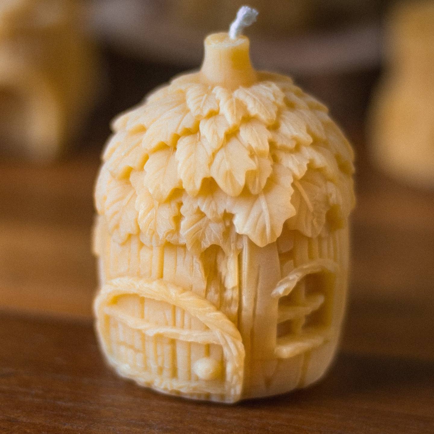 Sculpted Beeswax Candles