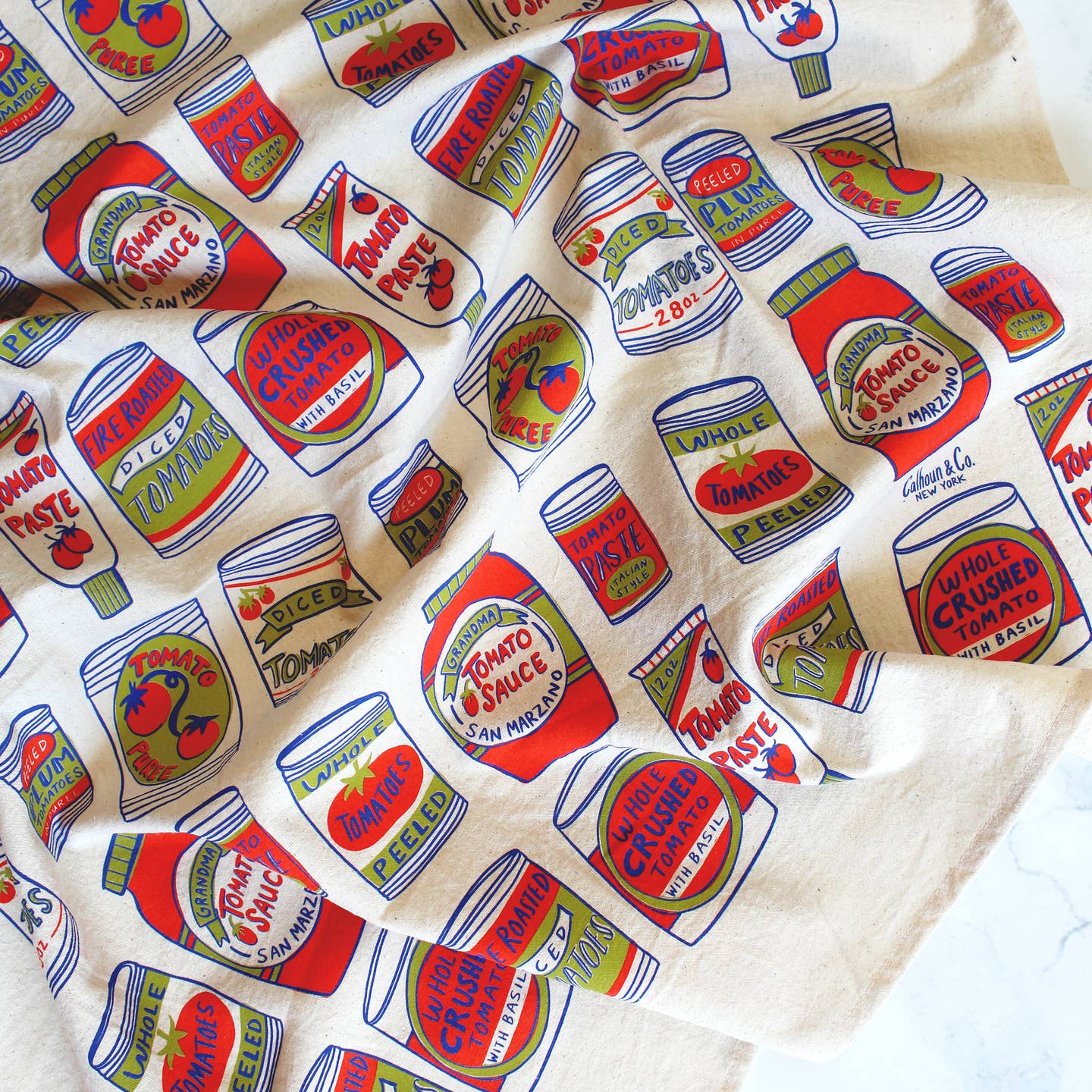 Screen Printed Tea Towel
