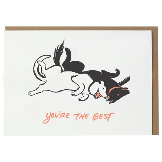 'You're the Best' Dog Card
