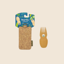 Load image into Gallery viewer, Organic Bamboo Spork (with or without Cork Cover)
