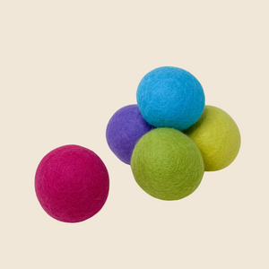 Loose Dryer Balls: Colorful